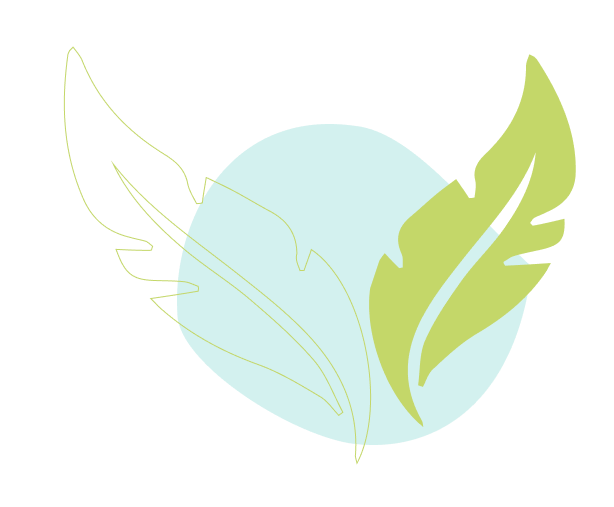 Decorative background: leaves